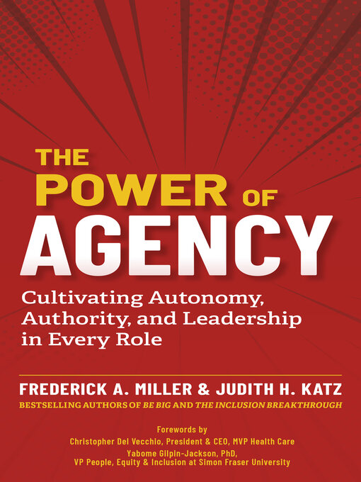 Title details for The Power of Agency by Frederick A. Miller - Available